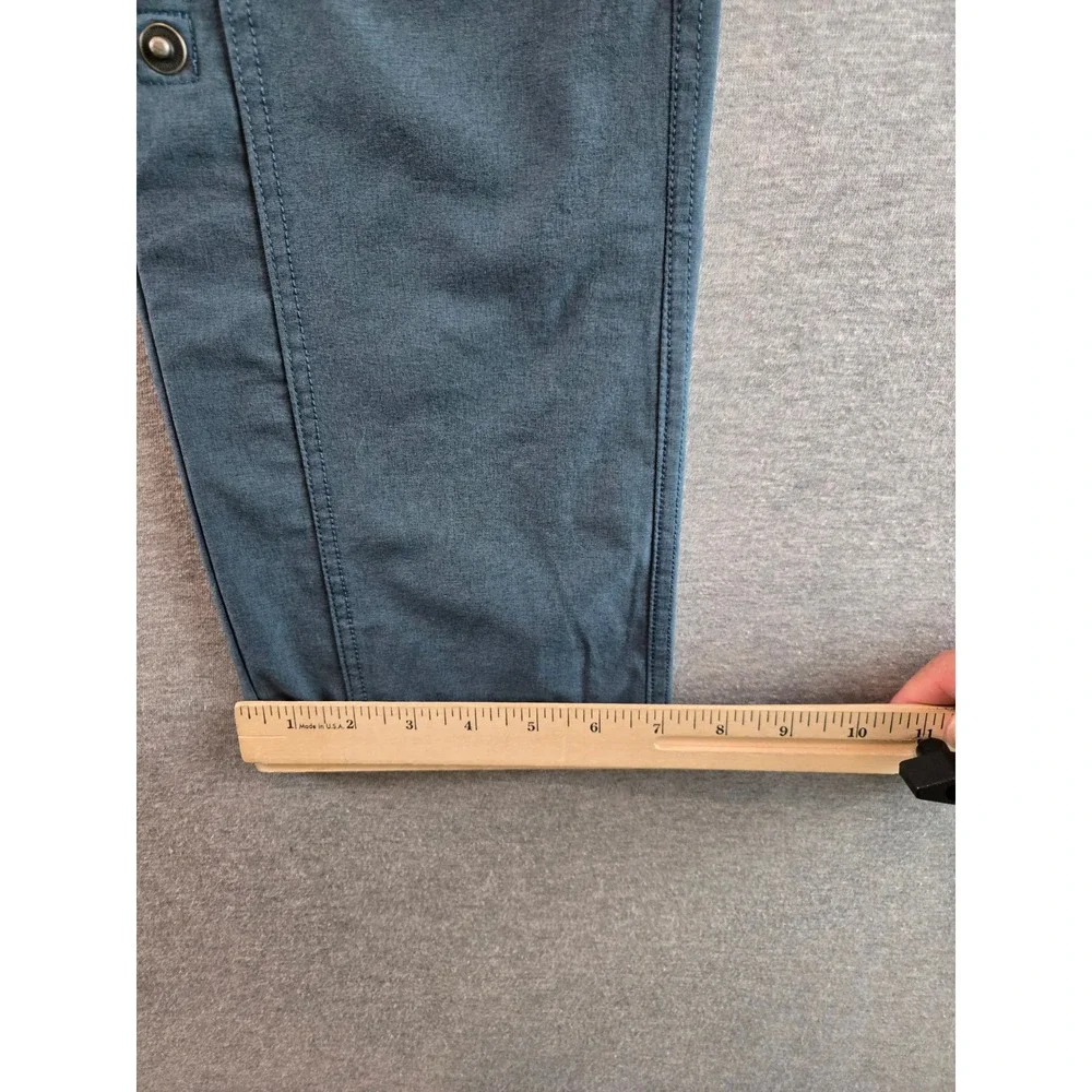 Kuhl Pants Womens 0 Short Blue Grey Freeflex Roll Up Cargo Hiking Trail Utility